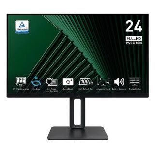 LCD Monitor|MSI|PRO MP245PG|23.8|Business|Panel IPS|1920x1080|16:9|100Hz|Matte|1 ms|Swivel|Pivot|Height adjustable|Tilt|Colour Black|PROMP245PG