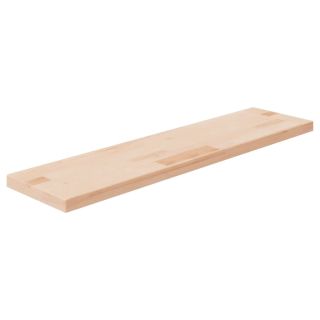 полочная доска, 80x20x2,5 см, необработанная дубовая древесина