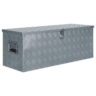 алюминиевая коробка 110,5 x 38,5 x 40 см, серебристая