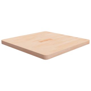 квадратная столешница, 70 x 70 x 4 см, необработанная дубовая древесина