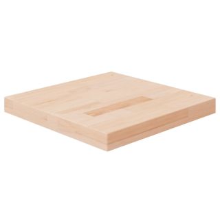 квадратная столешница, 40 x 40 x 4 см, необработанная дубовая древесина