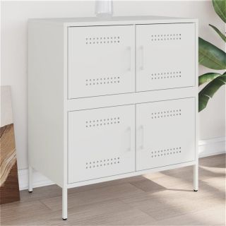 puhvetkapp, valge, 68x39x79 cm, teras