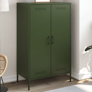 kõrge kapp, oliiviroheline, 68x39x113 cm, teras