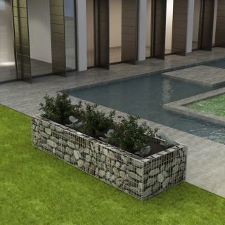 Габионный горшок для растений, сталь 270 x 90 x 50 см