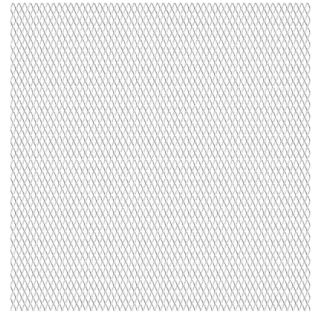 võrkaed, roostevaba teras 100 x 85 cm, 45 x 20 x 4 mm