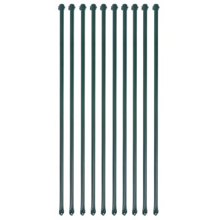 aiapostid 10 tk, 1 m, metallist, roheline