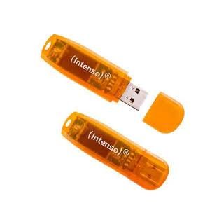 MEMORY DRIVE FLASH USB2 2X64GB/RAINBOW 3502492 INTENSO