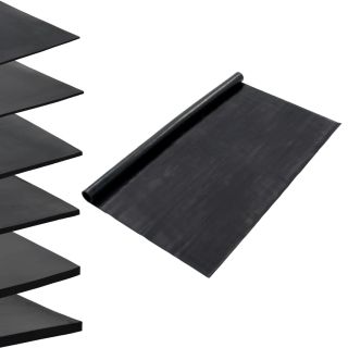 põrandamatt, libisemiskindlast kummist, 1,2 x 5 m, 1 mm, sile