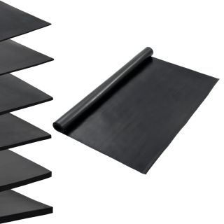 põrandamatt, libisemiskindlast kummist, 1,2 x 2 m, 1 mm, sile