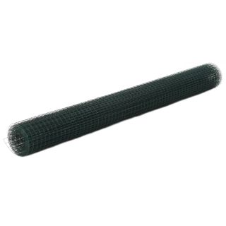 kanade traataed, teras PVC kattega, 10 x 1,5 m, roheline