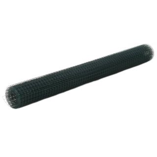 kanade traataed, teras PVC kattega, 25 x 1,5 m, roheline