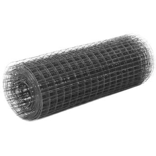 kanade traataed, teras PVC kattega, 10 x 0,5 m, hall