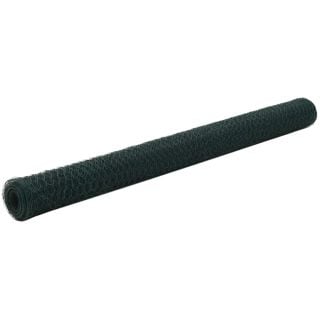 kanade traataed, teras PVC kattega, 25 x 1,5 m, roheline