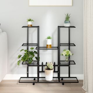 lillealus ratastel, 94,5x24,5x91,5 cm, must, metall