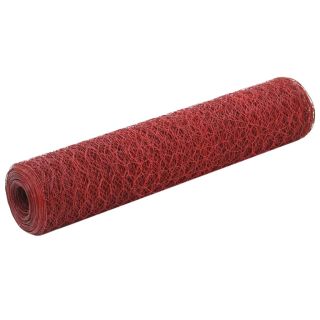 kanade traataed teras, PVC kattega 25 x 0,75 m, punane