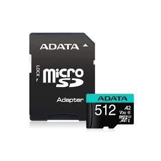 MEMORY MICRO SDXC 512GB W/AD./AUSDX512GUI3V30SA2-RA1 ADATA