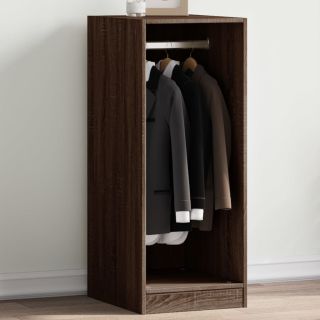 riidekapp, pruun tamm, 48x41x102 cm, tehispuit