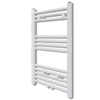 Keskkütte rätikukuivati vannituppa sirge 600 x 764 mm, valge