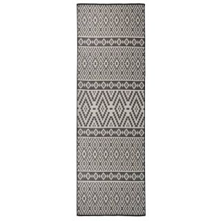 silesidus õuevaip, 80 x 250 cm, mustad triibud