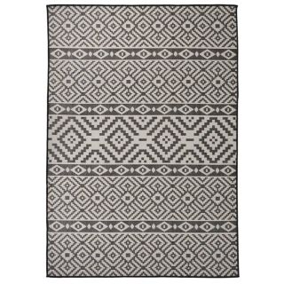 silesidus õuevaip, 140 x 200 cm, mustad triibud