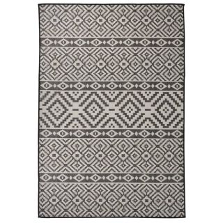 silesidus õuevaip, 160 x 230 cm, mustad triibud