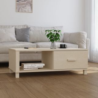 kohvilaud HAMAR, meepruun, 100x55x35 cm, männipuit