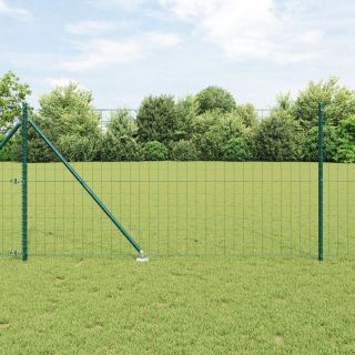 Euro Aed 7 küünte postiga 1x10 m galvaniseeritud teras roheline
