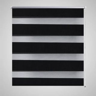 Triibuline ruloo 140 x 175 cm must