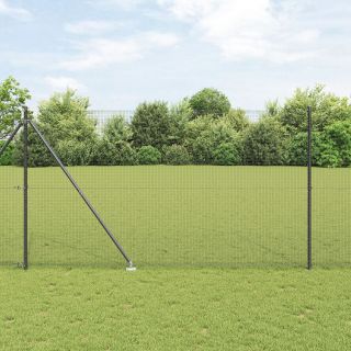 keevitatud traataed koos 13 küünte postiga Hall 1.5x50 m Teras