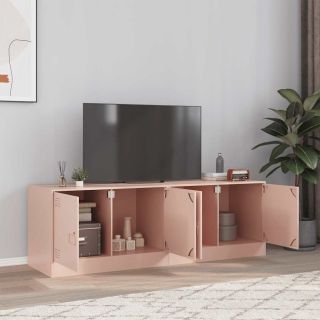 Тумбы под ТВ 2 шт., розовые, 67 x 39 x 44 см, сталь