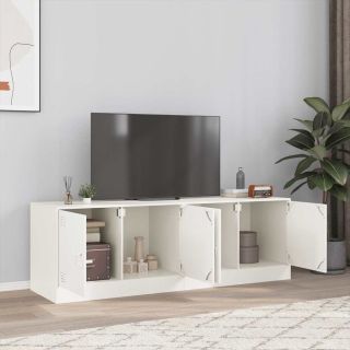 Тумбы под ТВ 2 шт., белые, 67 x 39 x 44 см, сталь