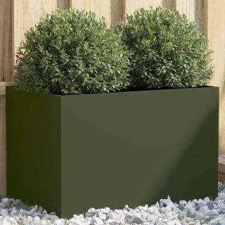 aia taimekast, oliiviroheline, 62x40x39 cm, teras