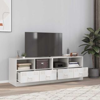 Тумбы под ТВ 2 шт., белые, 67 x 39 x 44 см, сталь