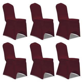 Venivad toolikatted 6 tk burgundiapunane