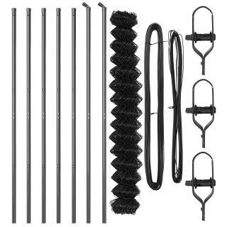 Ahelaaed 7 posti abil 1.5x10 m galvaniseeritud teras hall