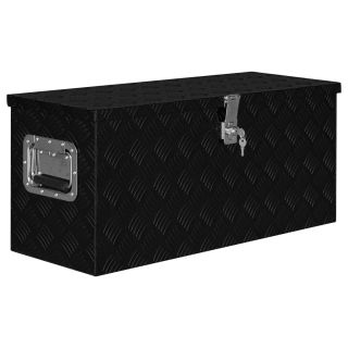 алюминиевый ящик 80 x 30 x 35 см, черный