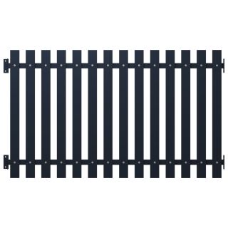 Садовая панель, антрацитово-серая, 170,5 x 75 см, сталь с порошковым покрытием