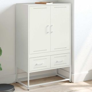 kõrge kapp, valge, 68 x 39 x 111,5 cm, teras
