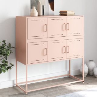 Буфет, розовый, 100,5x39x107 см, сталь