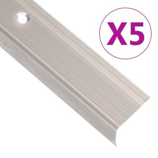 L-kujuline trepiliist 5 tk, alumiinium, 90 cm, šampanja