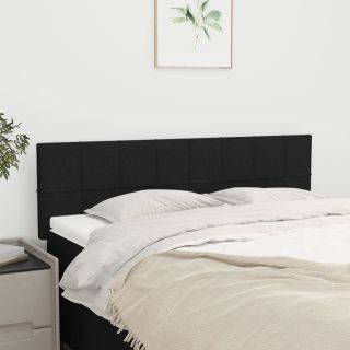 voodipeatsid 2 tk, must, 72x5x78/88 cm, kangas