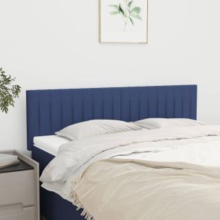 voodipeatsid 2 tk, sinine, 72x5x78/88 cm, kangas