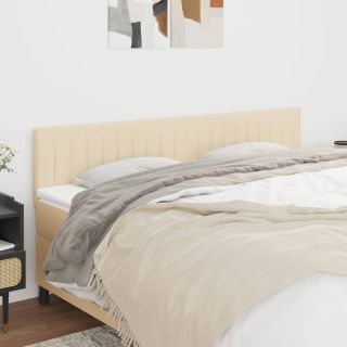 voodipeatsid 2 tk, kreemjas, 100x5x78/88 cm, kangas