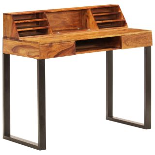 kirjutuslaud 110 x 50 x 94 cm, akaatsiapuu ja teras
