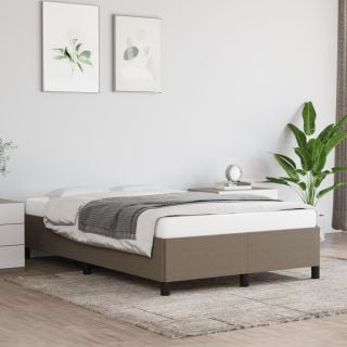 Voodiraam ilma Madratsita Taupe 120x200 cm kangas