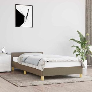 Каркас кровати без матраса Ткань Taupe 100x200 см