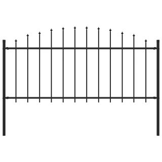 piirdeaed teravatipuline, teras, (0,5-0,75) x 1,7 m, must