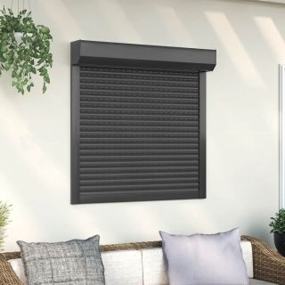 fassaadiruloo alumiinium 100 x 100 cm, antratsiithall
