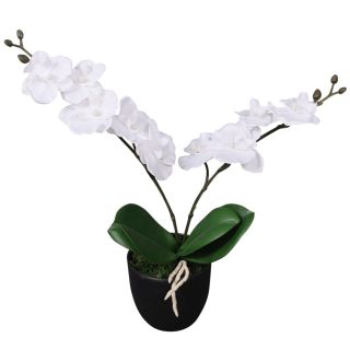 kunstorhidee potiga 30 cm, valge