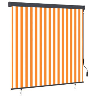 väliruloo 160 x 250 cm, valge ja oranž